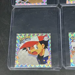 (7) 1999 Artbox Pokemon Stickers Series 1 Prizm Ash, Bulbasaur, Pikachu, Etc - Image 2