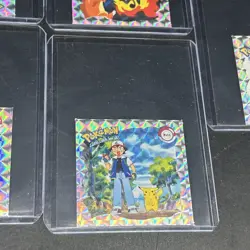 (7) 1999 Artbox Pokemon Stickers Series 1 Prizm Ash, Bulbasaur, Pikachu, Etc - Image 4