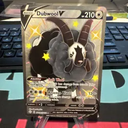 Pokemon Shining Fates Dubwool V SV120/SV122 LP - Image 1
