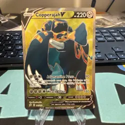 Copperajah V Holo Full Art 187/192 Ultra Rare Rebel Clash Pokemon TCG NM - Image 1