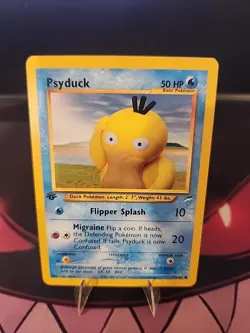 Psyduck 79/105 Pokemon TCG 1st Edition Neo Destiny NM - Image 1
