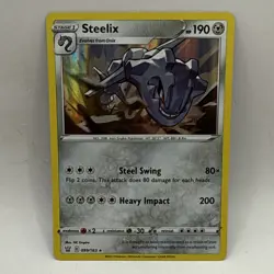 Pokemon TCG Steelix Sword & Shield - Battle Styles 099/163 Holo Rare MP - Image 1