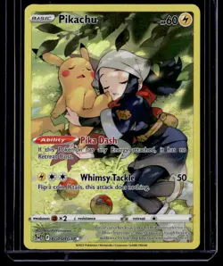 Pikachu TG05/TG30 Lost Origin Trainer Gallery English Pokemon Card - Image 1