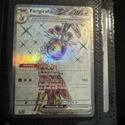 Farigiraf ex Pokemon Card 194/162 Holo Rare Trading Card Game - Image 1