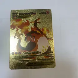 Charizard VMAX G-Max Wildfire Gold Foil Fan Art Card Hp350 GIGANTAMAX🔥🔥🔥🔥 - Image 1