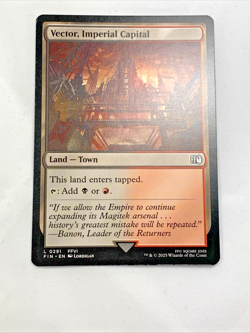 VECTOR, IMPERIAL CAPITAL Magic the Gathering Card Secret Lair: Final Fantasy - Image 3