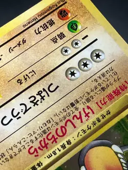 Error Aerodactyl No.142 Fossil Japanese Pokemon Card HOLO BLEED LP - Image 13