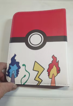 Trading Card Binder for Pokemon - 400 Pockets, 50 Sleeves, Card Collection Album - Image 1