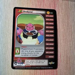 DBZ CCG DRAGON BALL Z SUPER DODORIA LV1 #109 LIMITED TRUNKS SAGA SCORE CARD - Image 1