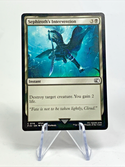 SEPHIROTH'S INTERVENTION Magic the Gathering Card Secret Lair: Final Fantasy - Image 1