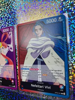 One Piece Card Game: OP04-001 Nefeltari Vivi; OP06-001 Uta; OP08-002 Marco - Image 3