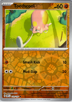 Toedscool 118/197 | Obsidian Flames | Common Reverse Holo | NM Pokemon Card - Image 1
