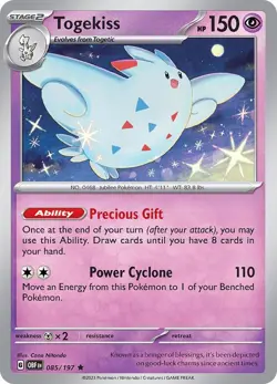 Togekiss 085/197 | Obsidian Flames | Rare Non Holo | NM Pokemon Card - Image 1