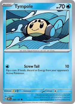 Tympole 050/197 | Obsidian Flames | Common Non Holo | NM Pokemon Card - Image 1