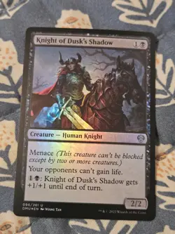 Knight of Dusk's Shadow FOIL 096/281 Dominaria United MTG Magic - Image 2
