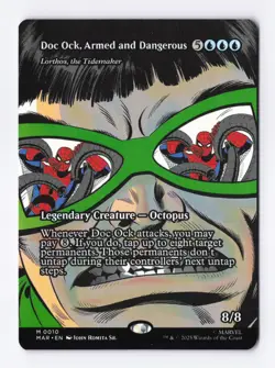 Doc Ock, Armed and Dangerous (Borderless) MTG Marvel's Spider-Man Eternal-Legal - Image 1