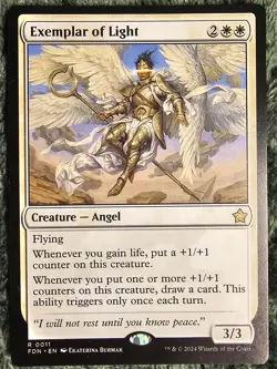 ✨Exemplar of Light✨ MTG | Foundations | NM/M | R 0011 - Image 1