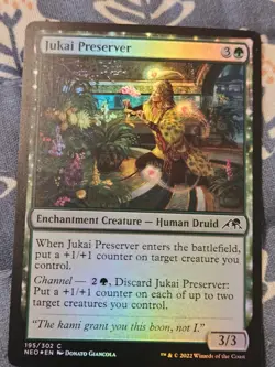 Jukai Preserver FOIL (195/574) Kamigawa Neon Dynasty MTG Magic - Image 1