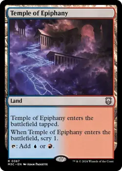 Temple of Epiphany 387 MTG Commander M3C Rare NP - Image 1