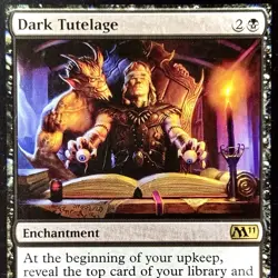 Dark Tutelage - Reg - MTG - Magic 2011 - M11 - 90/249 - RARE ~ NM - Image 1