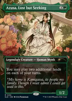 Azusa, Lost but Seeking - Borderless NM, English MTG Secret Lair Drop Series - Image 1