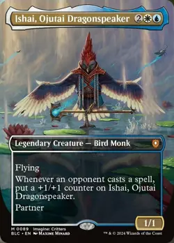 Ishai, Ojutai Dragonspeaker - Foil - Borderless NM, English MTG Bloomburrow: Com - Image 1
