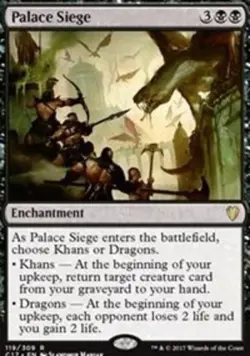 Palace Siege LP, English MTG Commander 2017 - Image 1