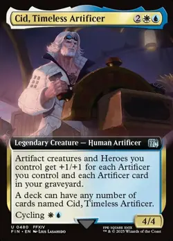 Cid, Timeless Artificer - Extended Art NM, English MTG Final Fantasy - Image 1