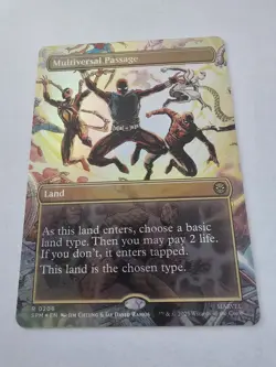 Multiversal Passage (Borderless) Marvel's Spider-Man Foil Mtg - Image 1