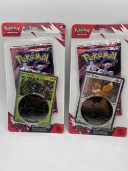 Pokemon TCG Destined Rivals 2 Checklane Blister Pack with Eevee & Zurude Promo - Image 1