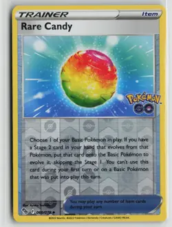 Pokemon TCG Pokemon Go Rare Candy x1 NM Reverse Holo 069 - Image 1