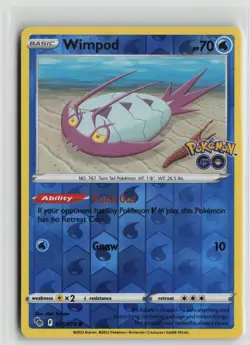 Pokemon TCG Pokemon Go Wimpod x1 NM Reverse Holo 025 - Image 1