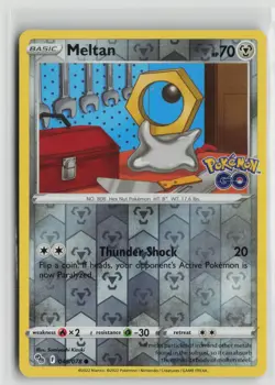Pokemon TCG Pokemon Go Meltan x1 NM Reverse Holo 045 - Image 1