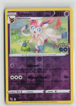 Pokemon TCG Pokemon Go Sylveon x1 NM Reverse Holo 035 - Image 1