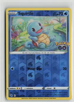 Pokemon TCG Pokemon Go Squirtle x1 NM Reverse Holo 015 - Image 1