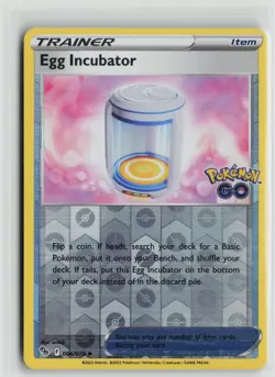 Pokemon TCG Pokemon Go Egg Incubator x1 NM Reverse Holo 066 - Image 1