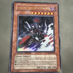 Yugioh Gorz The Emissary Of Darknes YR01-EN003 LP Limited Edition Ultra - Image 1