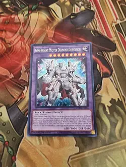 Gem-Knight Master Diamond Dispersion - BLMM-EN020 Secret Rare 1st Ed NM Yugioh - Image 1