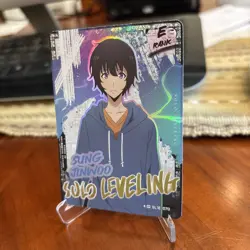 SR SL1E-070 SUNG JINWOO Alt. Art PARALLEL Solo Leveling Mapniverse Collect Card - Image 2
