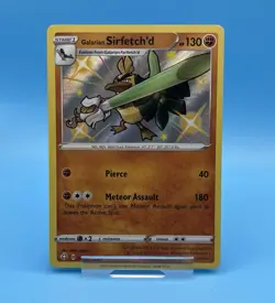 Pokemon Card Galarian Sirfetch’d SV064/SV122 Shining Fates Baby Shiny Vault - Image 1