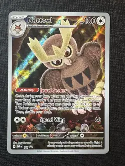 Pokemon TCG Noctowl #141 Promo Card Stellar Crown Near Mint Condition - Image 1