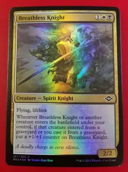 1x Breathless Knight | FOIL | Modern Horizons 2 | MTG Magic Cards - Image 1