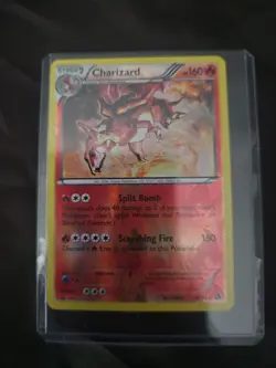 Charizard 19/113 Reverse Holo Rare B&W Legendary Treasures Pokemon Card - Image 1