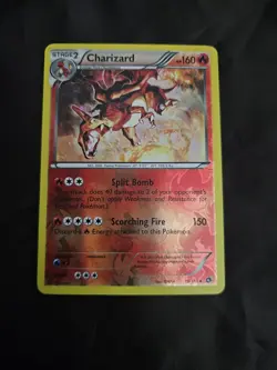 Charizard 19/113 Reverse Holo Rare B&W Legendary Treasures Pokemon Card - Image 3