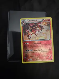 Charizard 19/113 Reverse Holo Rare B&W Legendary Treasures Pokemon Card - Image 5