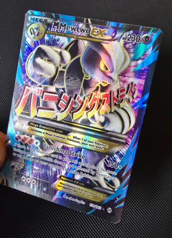 Pokemon Card - M Mewtwo Ex - XY BreakThrough - Full Art - 159/162 - LP-MP - Image 4
