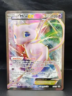 Mew EX XY126 Full Art Black Star Ultra Rare Promo Pokemon Card - Image 1
