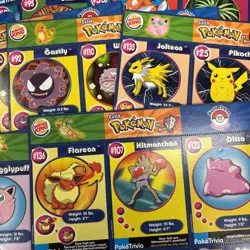 1999 Burger King Pokemon Cards Uncut Sheets (Lot of 23 Sheets) - Image 4