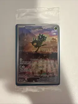 Teal Mask Ogerpon 123 Sv: Scarlet & Violet Promo Cards Holo Sealed - Image 1