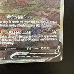 FREE SHIPPING Regidrago V 184/195 Silver Tempest Alt Art Holo Pokemon Card NM - Image 4